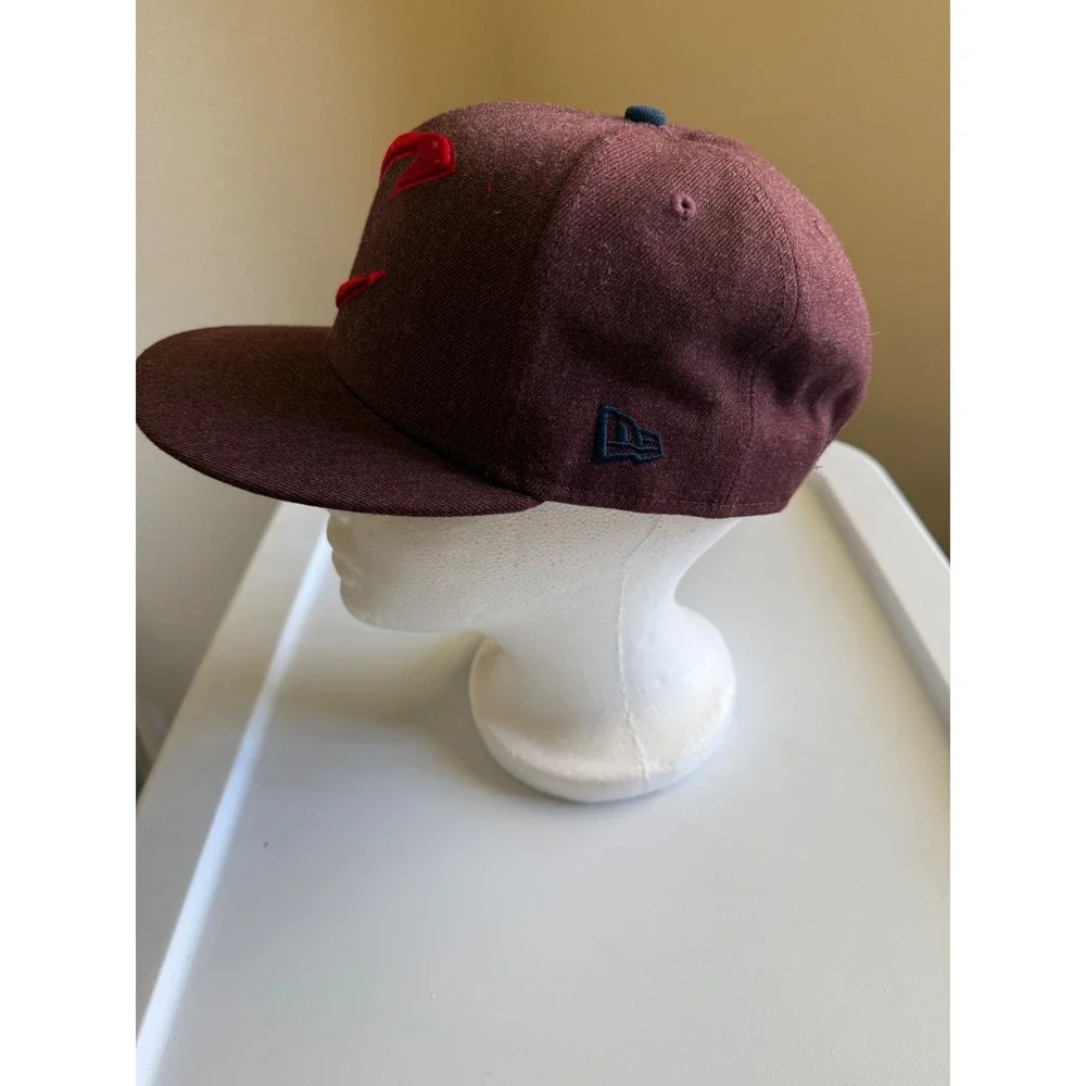 New Era 9FIFTY Cleveland Cavaliers NBA Snapback Hat Wine Red Blue One Size